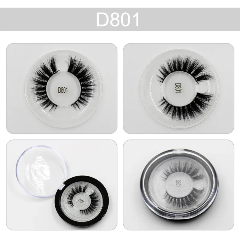 ריסים 3D מינק ריסים פלאפי רך מרובע נפח טבעי ארוך ריסים מלאכותיים ריסים ריסים לשימוש חוזר איפור ריסים — image 5