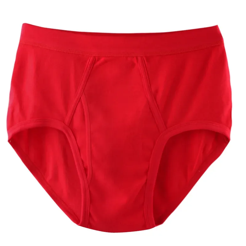 95KG Solid Fat Plus Size Men's Underwear Mens Underwear 100% Cotton Comfortable Breathable Loose Large Size Men Briefs Panties — image 22