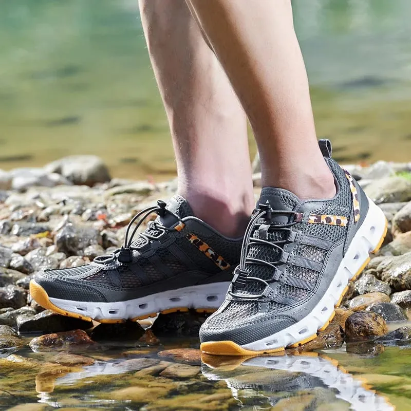 ใหม่Breathableตาข่ายรองเท้าผู้ชายน้ำหนักเบาสบายรองเท้าผ้าใบแฟชั่นLace Up Casualรองเท้าแบนรองเท้าZapatillas Hombre — image 5