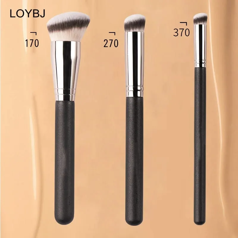170 Foundation แปรงแต่งหน้า 270 370 คอนซีลเลอร์แปรงเครื่องสำอางค์ Powder Blush Contour ครีมผู้หญิง Face Beauty Make Up Tools — image 1