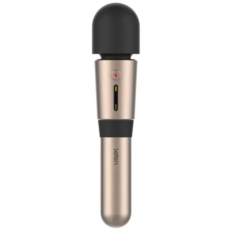 Leten Lightning 3 강력한 진동기 빅 헤드 매직 AV 완드 마사지 여성 젖꼭지 클리토리스 자극기 성인 섹스 토이 For 여성용