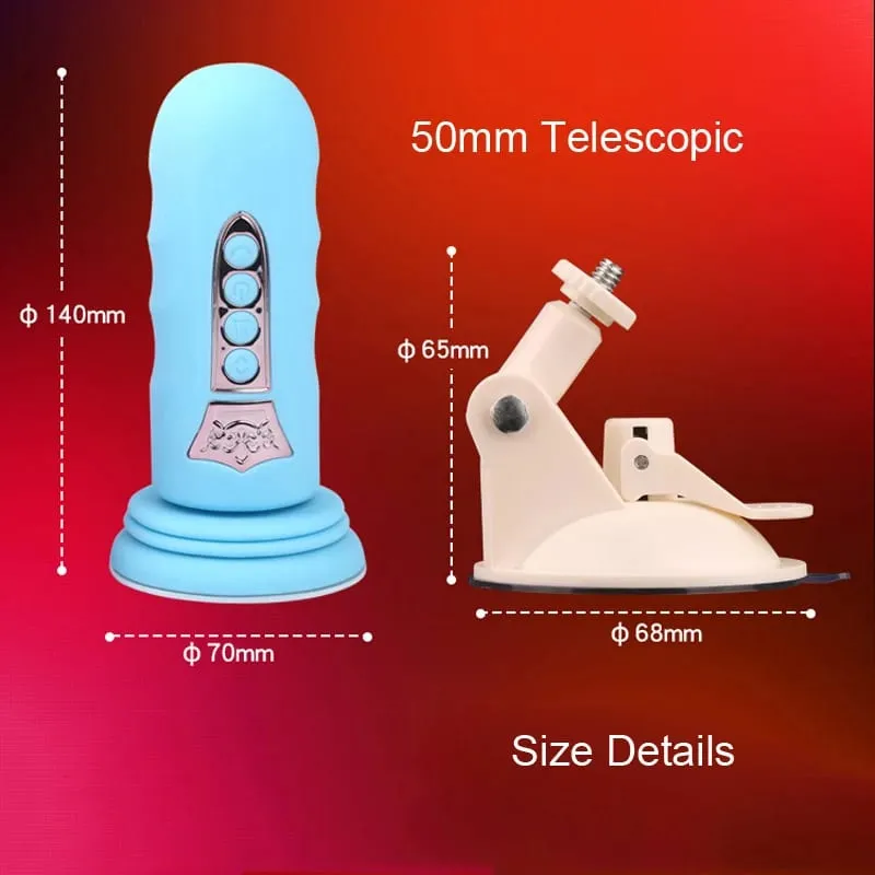 Macchina del sesso a ventosa Vibratore telescopico con vibratore Massaggiatore automatico della vagina Spinta Ventosa del pene Giocattoli del sesso per le donne Gioco per adulti — image 4