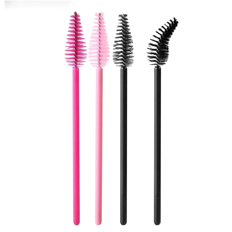 50 st Ögonfransar Ögonbrynsborste Vattendroppsform Nylon Material Fransar Makeup Borstar Ögonfransförlängning Skönhetsverktyg Mascara Wand — image 3