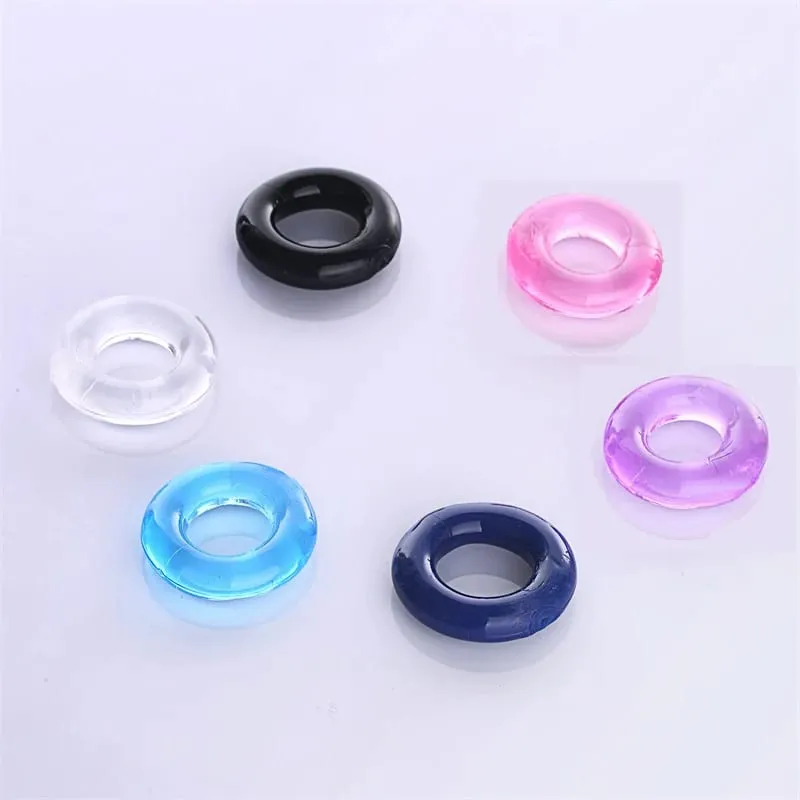 5PCS Anello del pene in Silicone Eiaculazione Ritardo Accessori del pene Anello del rubinetto Dispositivo di castità maschile Ingrandimento del pene Giocattoli del sesso per gli uomini — image 5