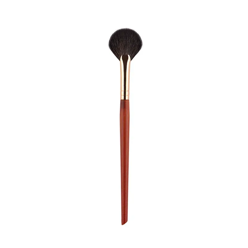 1 kus Malé vějířové štětce na make-up Zvýrazňovač Nosní stíny Štětec na make-up Tvářenka na kontury nádherné kosmetické nástroje Kozí srst — image 10
