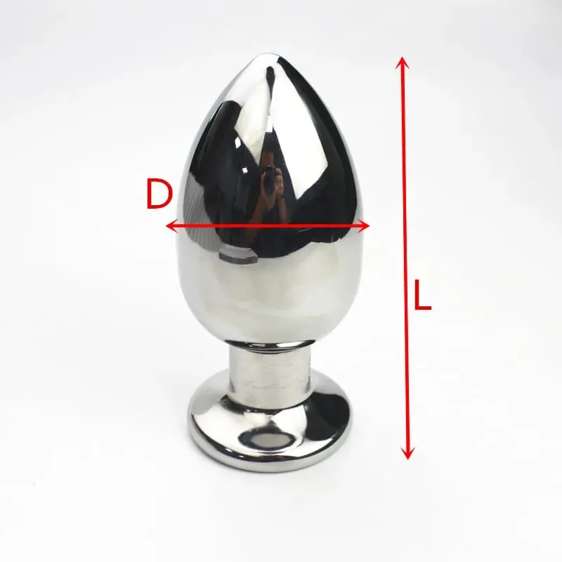 15 Größen Edelstahl Analdildo Butt Balll Plug Massives Metall Anus Dilatator Analsexspielzeug für Erwachsene HH8-1-75 — image 5