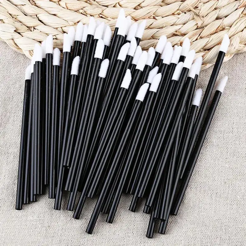 BULK 50/500/2000PCS แปรงทาปาก Professional Applicators ขายส่งลิปสติก Wands ผู้หญิง Lip GLOSS แปรง Make up TOOL อุปกรณ์เสริม — image 4