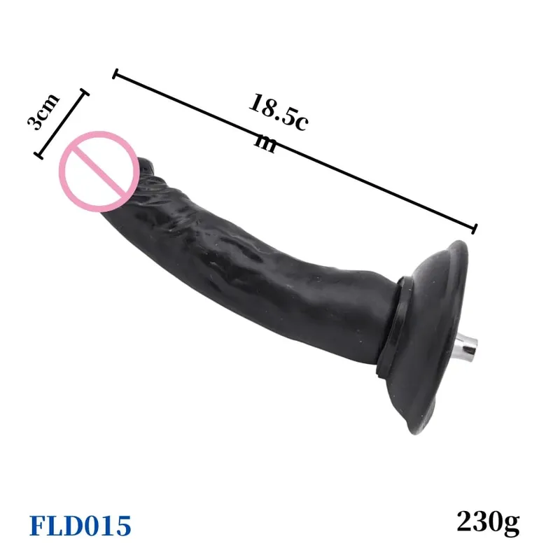 Machine sexuelle gros godes noirs connecteur rapide masturbation vibrateur godes réalistes pour femmes accessoires jouet sexuel pour adultes — image 13