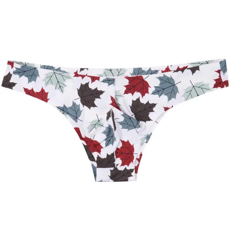 4pcs Men Sexy Style Smooth Soft Printed Underwear Men's Thin Underpants Man Low Waist Bikini Ice Silk Briefs Seamless 00817 — image 25