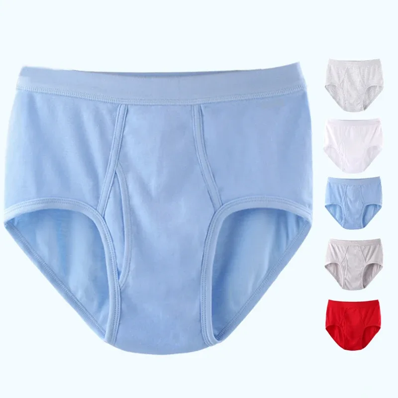 95KG Solid Fat Plus Size Men's Underwear Mens Underwear 100% Cotton Comfortable Breathable Loose Large Size Men Briefs Panties — image 8