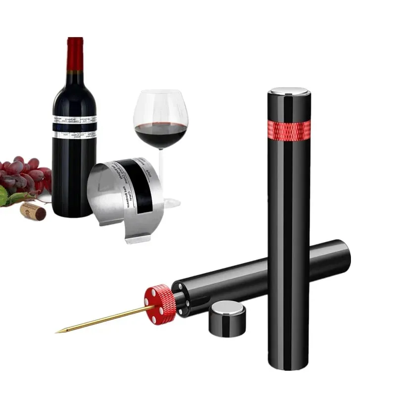 Ouvre-bouteille de vin, outil de Bar Portable, pompe à Air, tire-bouchon à vin, broche en acier inoxydable, ouvre-bouteille, Gadgets de cuisine, accessoires pour le vin — image 2