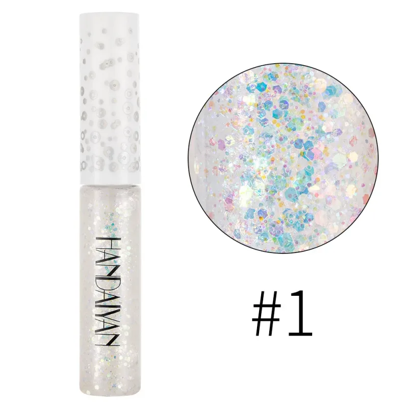 Eyeliner liquide à paillettes de diamant, 12 couleurs, Durable, imperméable, maquillage scintillant et brillant, crayon pour les yeux, outils de beauté