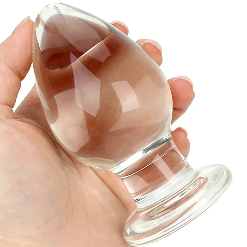 50 มม.BUTT Dilator Anal Plugสำหรับผู้หญิงช่องคลอดExpanderแก้วใหญ่DildosหญิงMasturbatorเพศของเล่นผู้ใหญ่เกมเร้าอารมณ์ผลิตภัณฑ์ — image 5