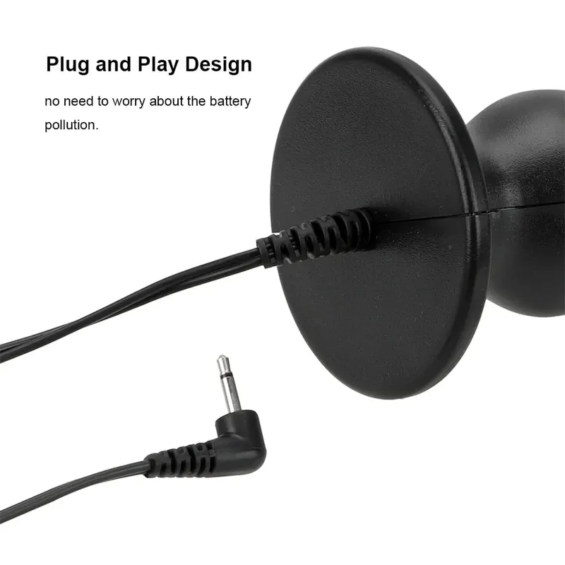 Electric Shock Anal Plug for Women Clitoris Vaginal Balls Butt Dilator Men Prostate Massager Medical Sex Toys Female Masturbator — image 3