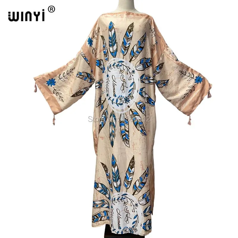 Cotton Robe Femme Hiver Платье Elegant Long Sleeve Мусульманские Комплекты Splicing Stripe Print Female Dresses Vestdios Abaya — image 44