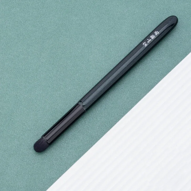 208 Professional แปรงแต่งหน้าทำด้วยมือนุ่ม Saikoho ผมแพะอายแชโดว์ผสมแปรงเครื่องสำอางค์ Make Up Brush — image 3