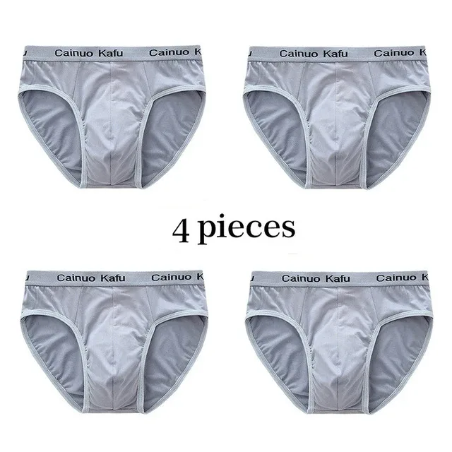 4 ชิ้นกางเกงในชาย Mens ชุดชั้นในฤดูร้อนขนาดใหญ่ L-5XL ความยืดหยุ่นชุดชั้นในชายกางเกงสบายเซ็กซี่กางเกงขาสั้นชายกางเกงร้อน