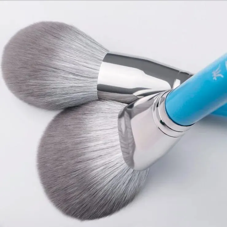 13 teile/satz Blau Make-Up pinsel set Weiche Pulver sculpting fundament lidschatten Concealer detail augenbraue Make-up pinsel kit — image 2