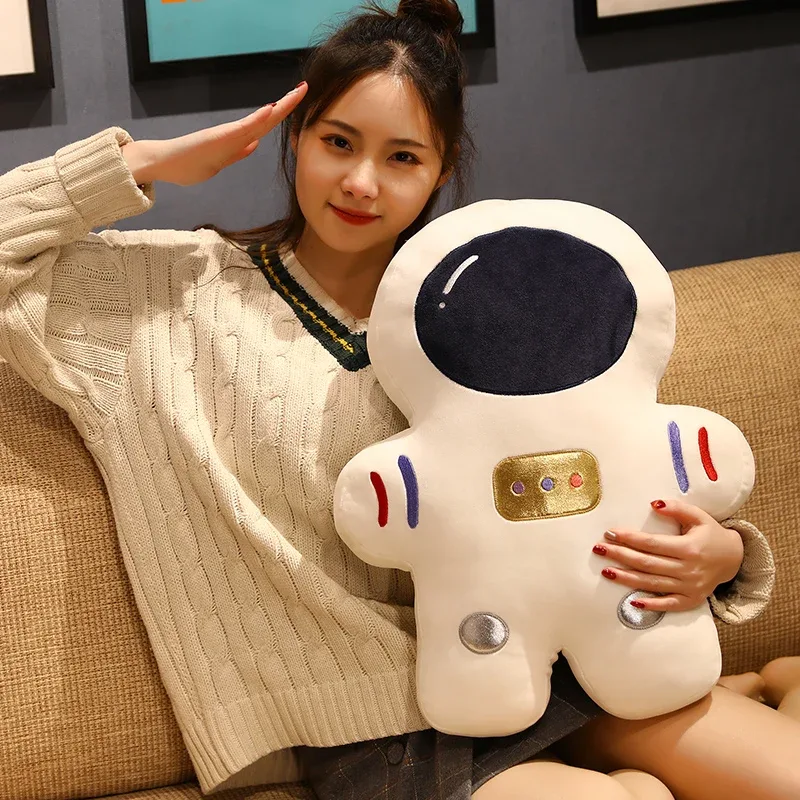 Kreativní vycpaný polštář Vesmírný astronaut Plyšové hračky Legrační simulace Mars Aviation Polštář pro děti Chlapci dárek k narozeninám — image 3