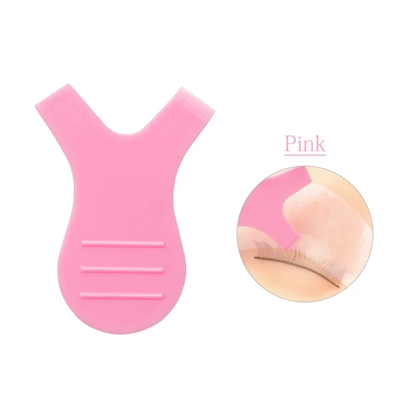HOT 10 Buah/Pak Sikat Bulu Mata Plastik Dapat Digunakan Kembali Bentuk Y Bersih Kuas Bulu Mata Palsu Cangkok Alat Maskara Makeup Wanita — image 8