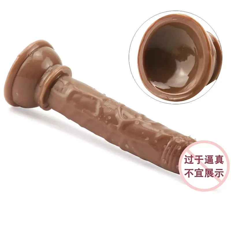 Erotico Morbido Gelatina Dildo Anal Butt Plug Pene Realistico Forte Ventosa Cazzo Giocattolo per Adulti Orgasmo del punto G Giocattoli Del Sesso per la Donna — image 4