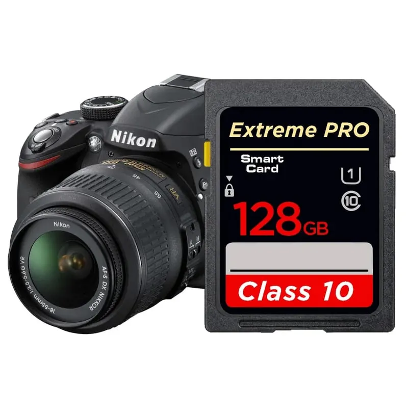Kad Memori Berkelajuan Tinggi Kamera Kad SD 256GB 128GB 64GB Kad sd Kelas 10 Kad SD TF 32GB 16G 8G Kad Denyar Mini untuk SLR — image 5