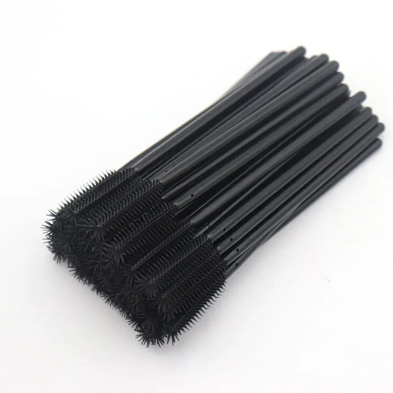 50 pezzi monouso in silicone ciglia pennelli applicatore eye lash mascara bacchette pennello estensione ciglia donne strumenti di trucco — image 10