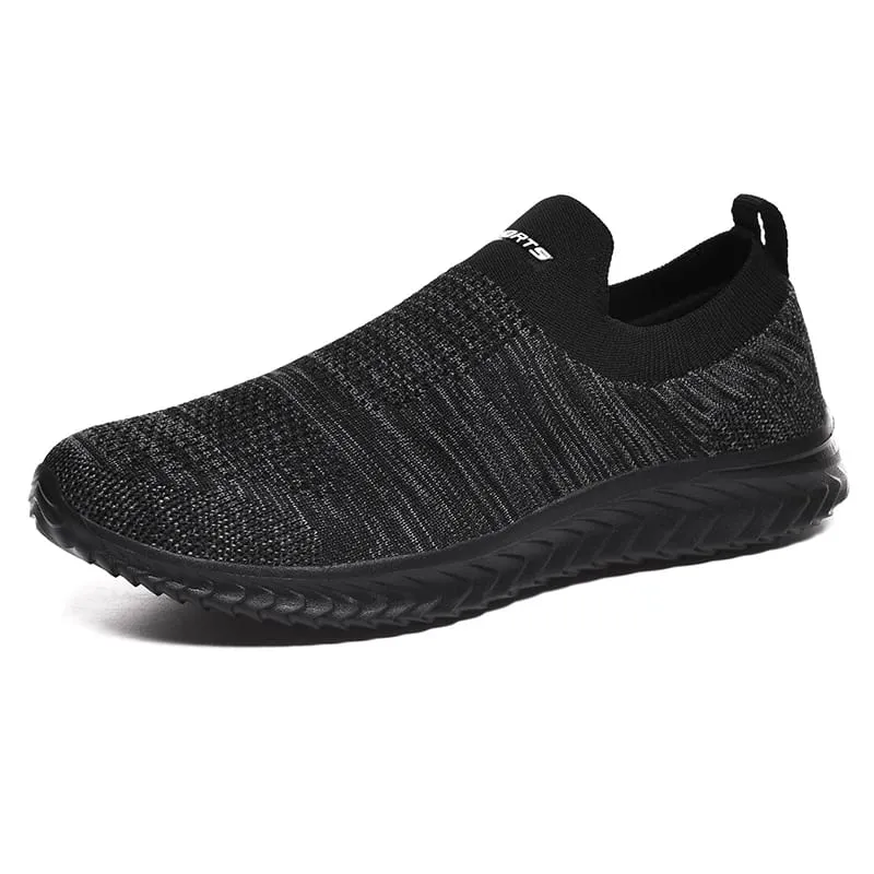 Uomini Vulcanize Scarpe Maglia Scarpe Da Uomo Leggere E Comode Scarpe Da Ginnastica da uomo 2025 Autunno Moda Slip On Appartamenti Scarpe Mocassini Maschili