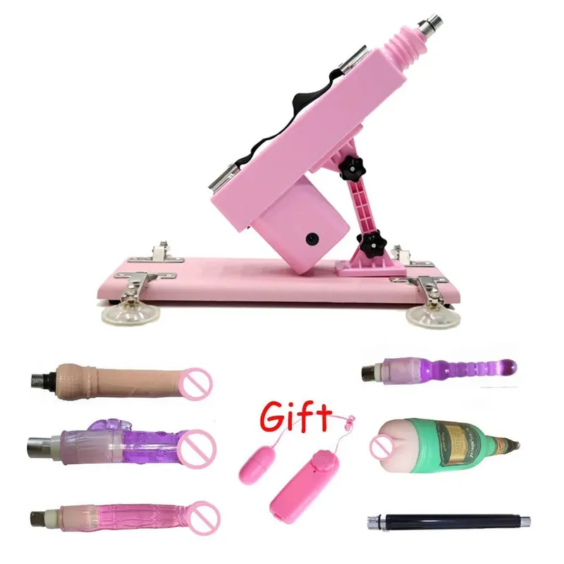 Macchina automatica del sesso del vibratore del motore forte con gli allegati del dildo Giocattoli regolabili del sesso della macchina di amore della pistola per il gioco adulto delle donne dell'uomo — image 15