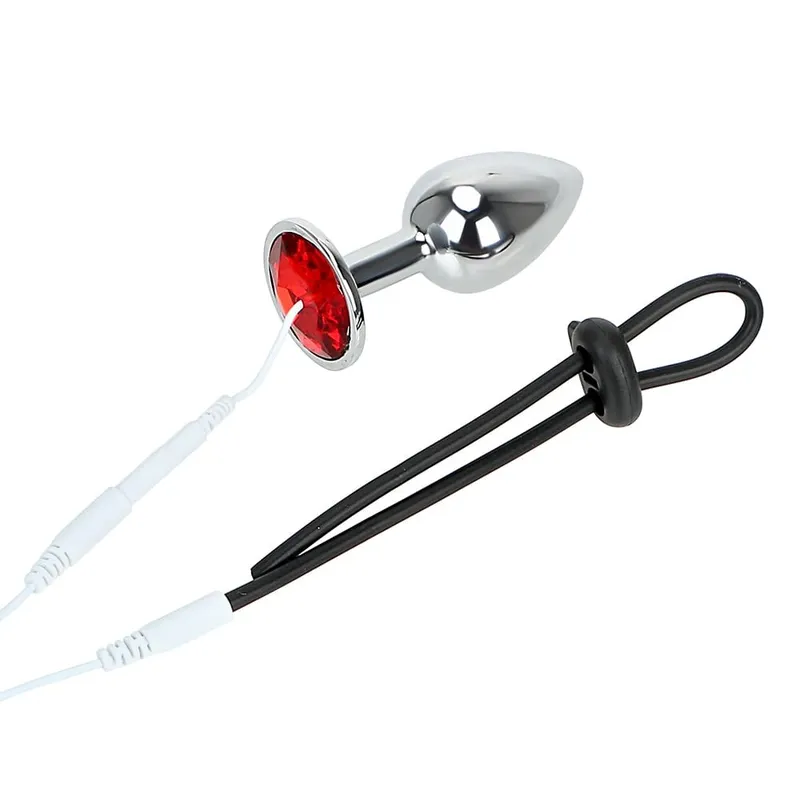 Elektrische Schok Penis Ring Anale Plug Voor Mannen Cock Exerciser Butt Dilatator Vrouwen Tepelklemmen Medische Stimulator Seksspeeltjes Volwassen 18 — image 5