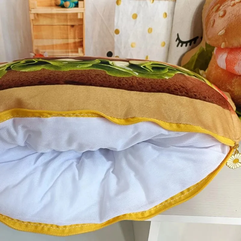 Plněný polštář na hamburger s přikrývkou a polštářkem 2v1 — image 7