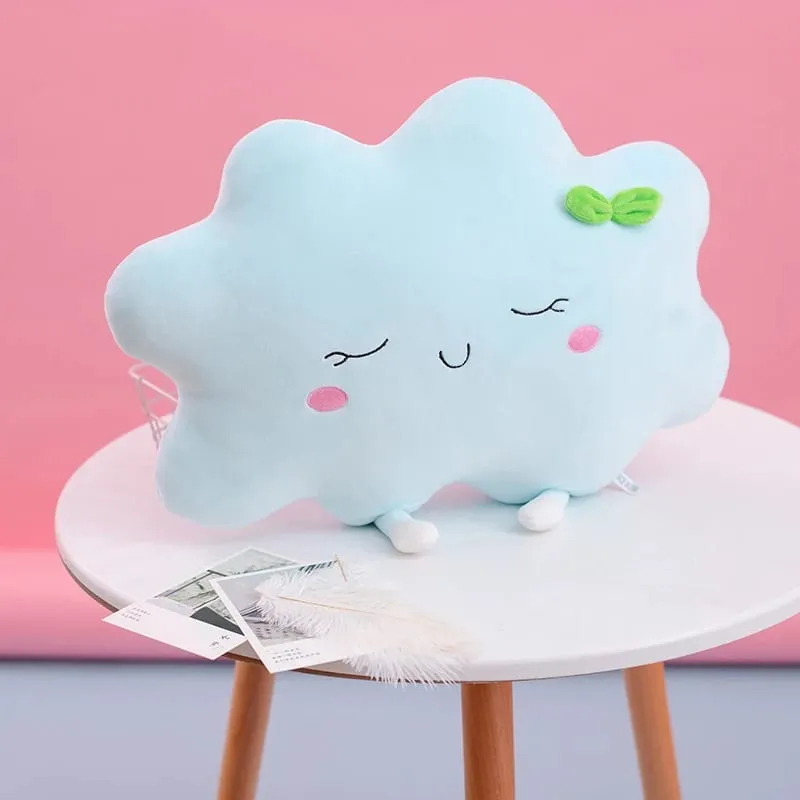 Cute Sun Cloud Plush Pillow Stuffed Soft Creative Plush Sun Cloud Toy Car Pillow Mga Laruang Dekorasyon sa Bahay — image 6