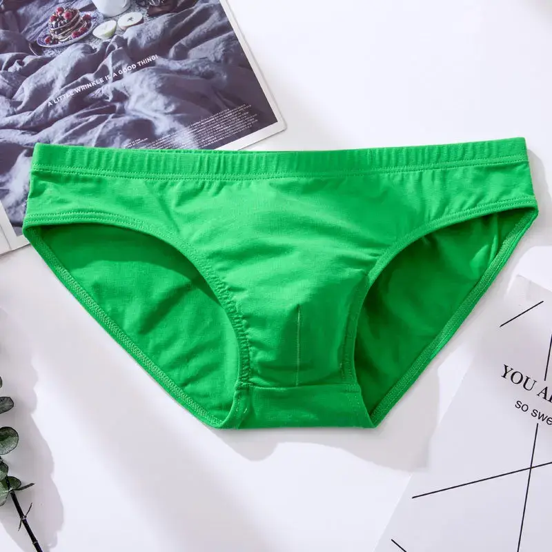 5pcs Men's Underwear Male Solid Briefs Underpants for Men Brief Cotton Adult Panties Mens Bikini Pant Men Sexy Slip Hombre 1805 — image 9