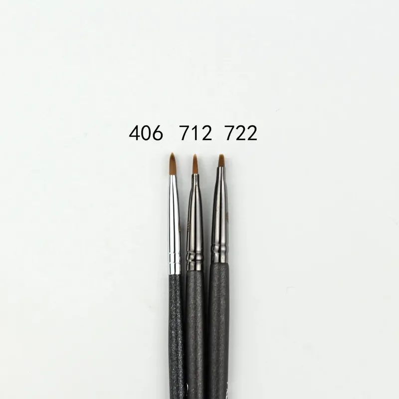 1 Stück Präzisions-Eyeliner, abgeschrägter Concealer, Make-up-Pinsel, konisch, Augenlid-Make-up-Pinsel, flacher Liner, flüssige Augenbraue, 406 712 722 — image 2