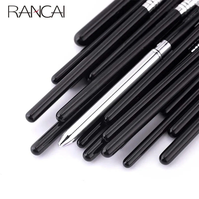 Set di pennelli per ombretto completo da 19 pezzi Pennello per occhi Fondotinta Contorno Correttore Pennello per trucco cosmetico con borsa — image 4