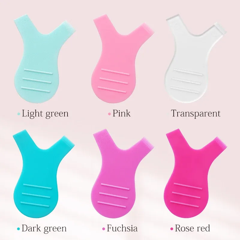 HOT 10 Buah/Pak Sikat Bulu Mata Plastik Dapat Digunakan Kembali Bentuk Y Bersih Kuas Bulu Mata Palsu Cangkok Alat Maskara Makeup Wanita — image 2