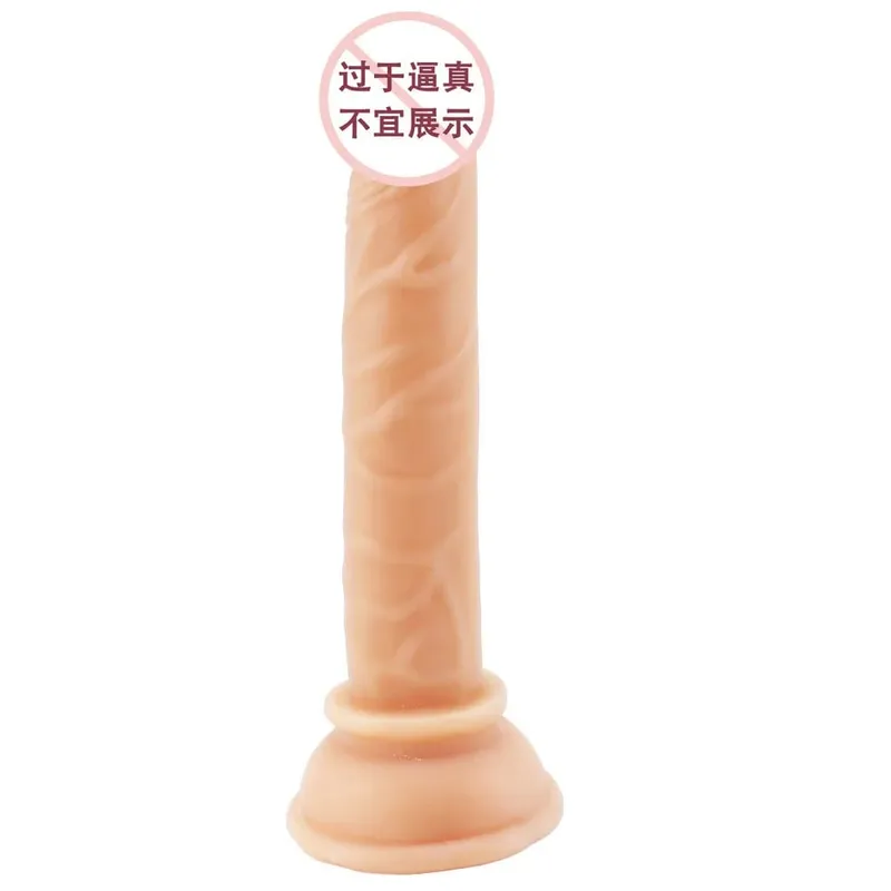 Erotico Morbido Gelatina Dildo Anal Butt Plug Pene Realistico Forte Ventosa Cazzo Giocattolo per Adulti Orgasmo del punto G Giocattoli Del Sesso per la Donna