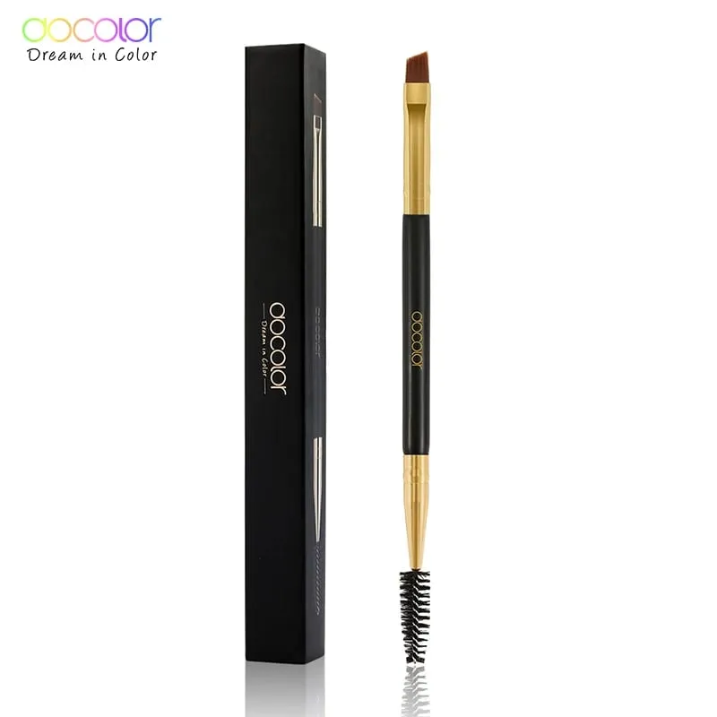 Docolor Eyebrow Brush+Eyebrow Comb Beauty Brush Brush Profesionální štětce na make-up pro Eye Brow Brush Eye Blending Brush