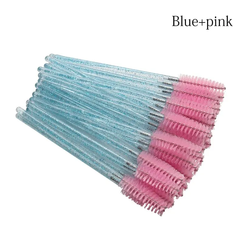 50 stk disponibel krystal øjenvippe børste Mascara tryllestave applikator diamant øjenvippe børster øjenvippeforlængelse kvinder makeup værktøj — image 12