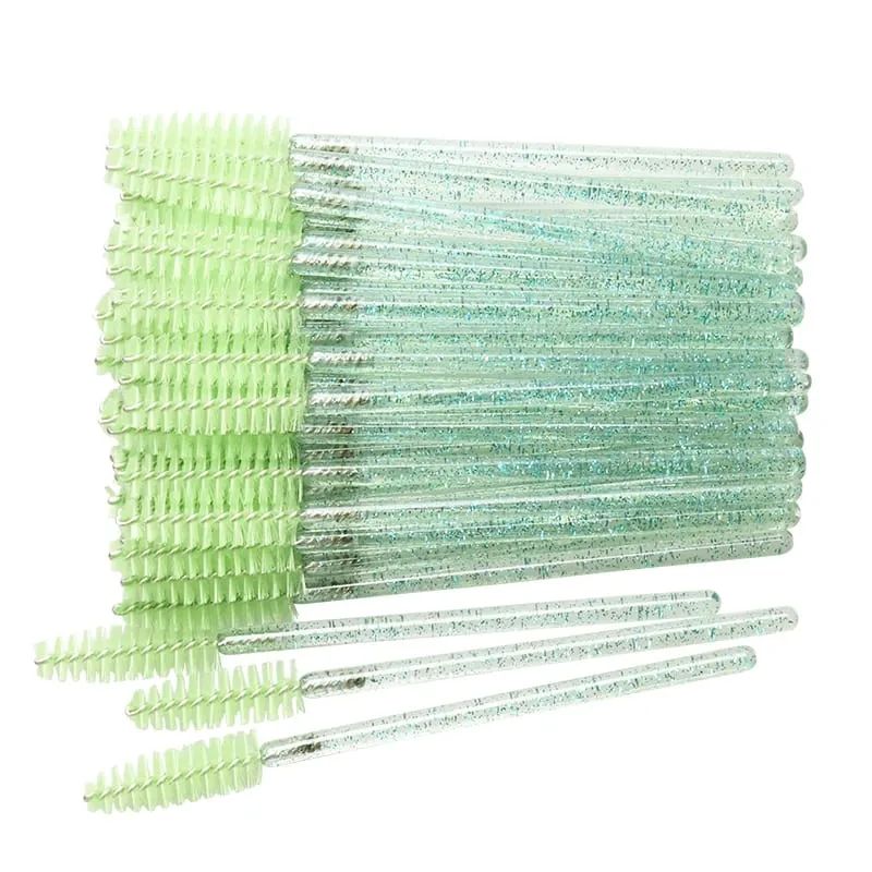 50 stk disponibel krystal øjenvippe børste Mascara tryllestave applikator diamant øjenvippe børster øjenvippeforlængelse kvinder makeup værktøj — image 17