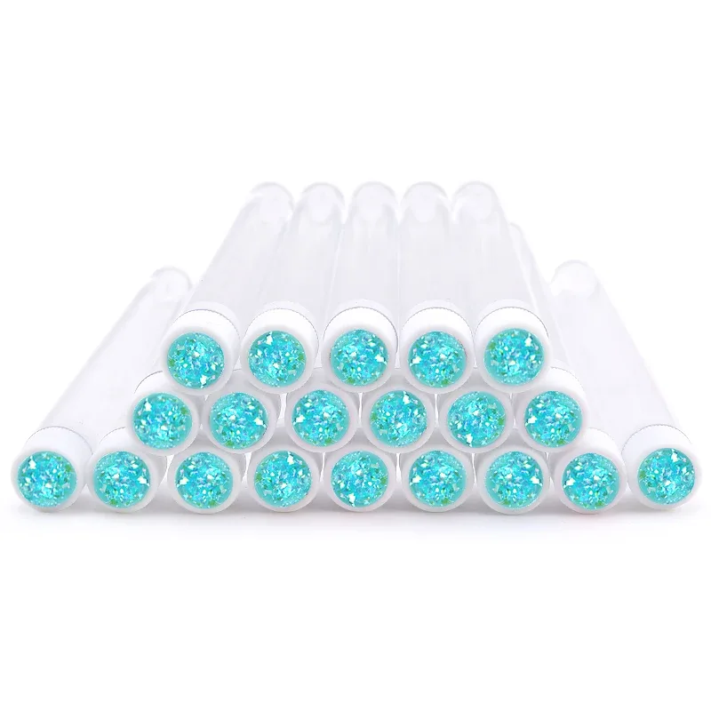 Tubes de pinceaux de maquillage réutilisables, 20 pièces, anti-poussière, Tubes de brosses à sourcils avec nouveaux cils, perceuse en résine, outil d'extension de cils remplaçable — image 27