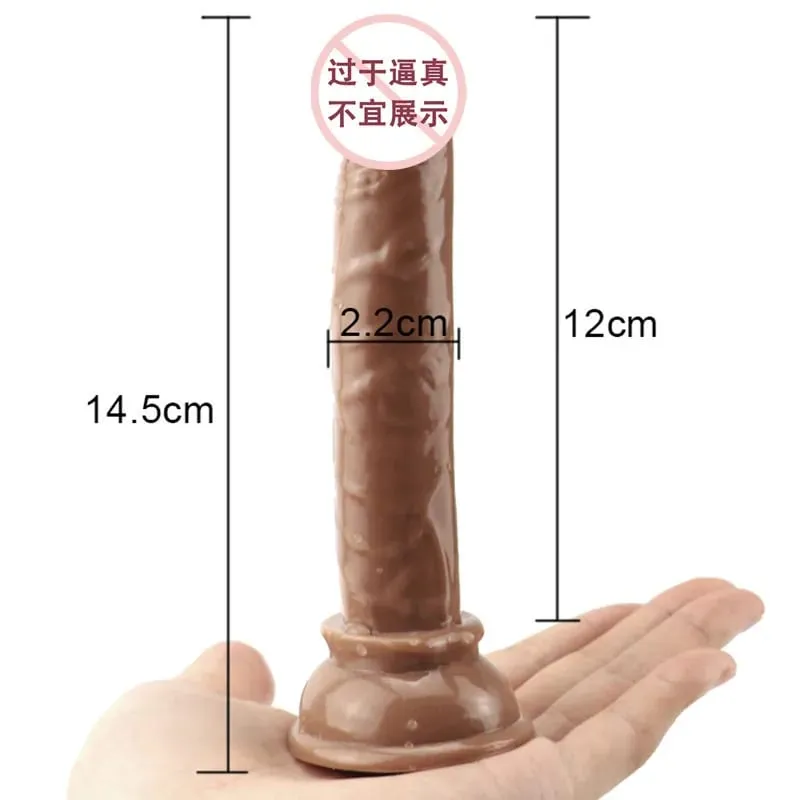 Erotico Morbido Gelatina Dildo Anal Butt Plug Pene Realistico Forte Ventosa Cazzo Giocattolo per Adulti Orgasmo del punto G Giocattoli Del Sesso per la Donna — image 2