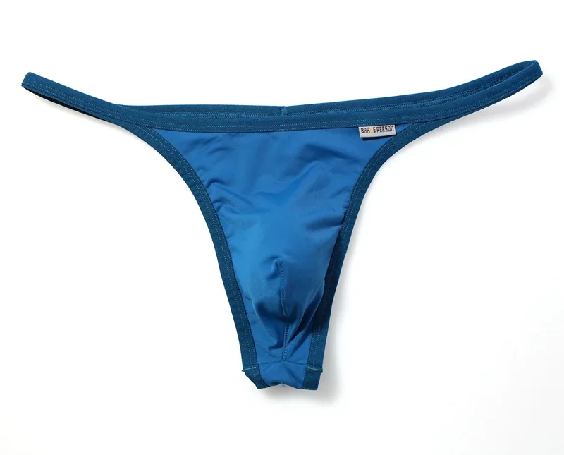 String en tissu respirant à séchage rapide pour hommes, slip confortable, sous-vêtements taille basse, vêtements d'intérieur Sexy, à la mode, pour personnes courageuses — image 12