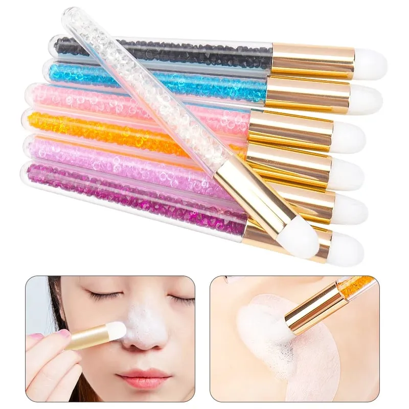 5 KS Diamond Clean Nose Kartáčky Obočí Nos Černé tečky Komedony Čisticí štětec Profesionální Nástroje na prodlužování řas Makeup — image 6