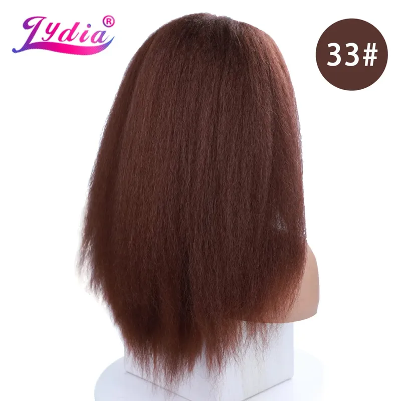 Lydia 8Pcs /Set With18Clips-In Synthetic Kinky Staight Hair Extensions Long Heat Resistant Hair-Pieces16-20 Inches Afro American — image 13
