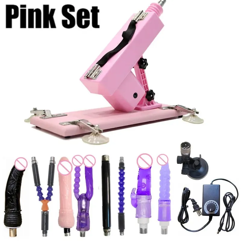 Macchina automatica del sesso del vibratore del motore forte con gli allegati del dildo Giocattoli regolabili del sesso della macchina di amore della pistola per il gioco adulto delle donne dell'uomo — image 23
