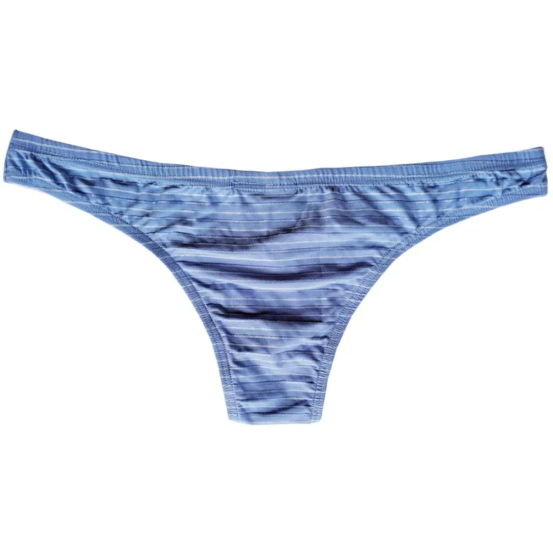 5 Lelaki Seluar Seksi Bikini Berjalur Seluar Dalam Lembut Bernafas Seluar Dalam Cucea Lelaki Seluar Gay Selesa Cueca Seluar Dalam Lelaki C903-1