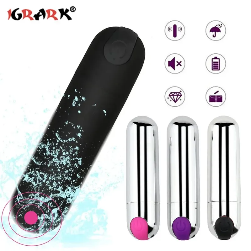 Leistungsstarke USB Ladung Kugel Vibrator Klitoris Stimulator G-Spot Vagina Massage Erwachsene Erotische Sex Spielzeug Für Frau Weibliche Masturbator — image 3