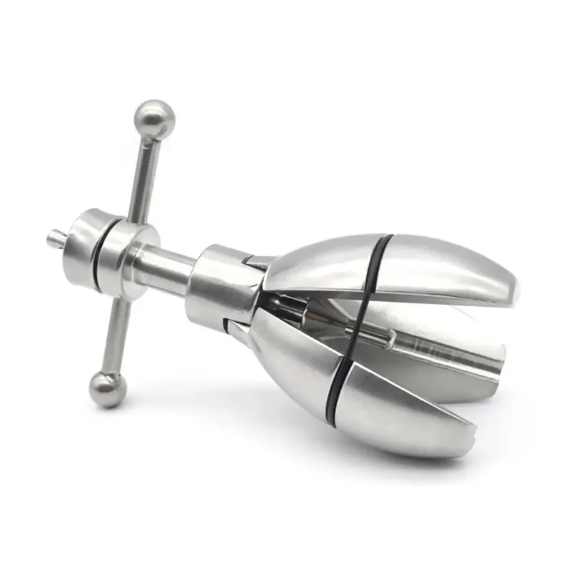 Butt Plug in acciaio inossidabile pesante Dilatatore vaginale anale Ano Eapander Giochi BDSM per adulti Prodotti erotici Giocattoli sessuali per uomini Donne Coppie