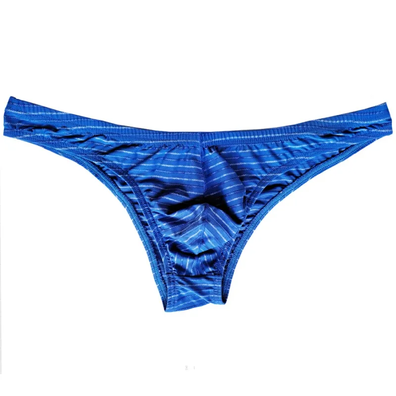 5 Lelaki Seluar Seksi Bikini Berjalur Seluar Dalam Lembut Bernafas Seluar Dalam Cucea Lelaki Seluar Gay Selesa Cueca Seluar Dalam Lelaki C903-1